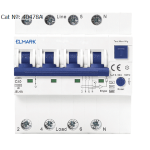 INTERRUTTORE MTD MAGNETOTERMICO DIFFERENZIALE 4P 10A 6KA 300MA 5 MODULI TIPO A 