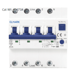 INTERRUTTORE MTD MAGNETOTERMICO DIFFERENZIALE 4P 32A 6KA 30MA 5 MODULI TIPO A 