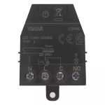 Modulo relé 4 morsetti magnetico Quid ad impulsi sequenziali ON/OFF, 1 ingresso per pulsante NO su fase (L) o su neutro (N), 1 uscita a relè NO 10 AX 220-240 V~ 50/60 Hz, installazione da incasso (retrofrutto, derivazione o sotto copriforo)